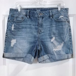 a.n.a | Ripped Cuffed Jean Shorts